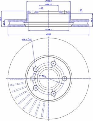 CAR 142.239 - Тормозной диск autosila-amz.com