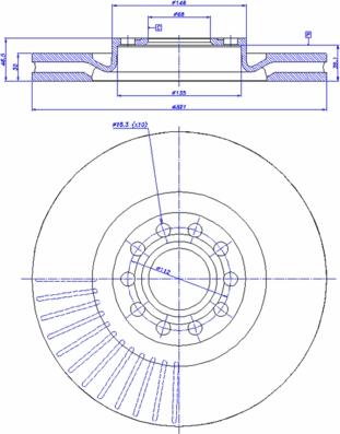 CAR 142.753 - Тормозной диск autosila-amz.com