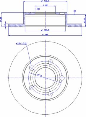 SBS 1815204763 - Тормозной диск autosila-amz.com