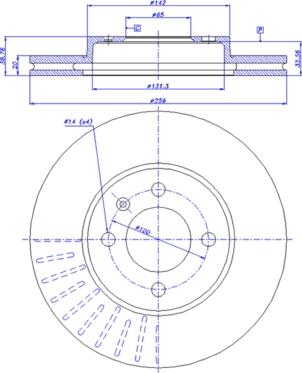 CAR 142.703 - Тормозной диск autosila-amz.com