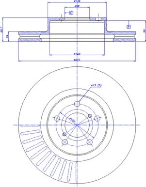 CAR 142.783 - Тормозной диск autosila-amz.com