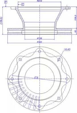 CAR 150.420 - Тормозной диск autosila-amz.com