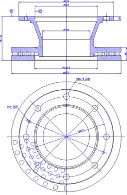 CAR 150.085 - Тормозной диск autosila-amz.com