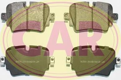 CAR PNT9312 - Тормозные колодки, дисковые, комплект autosila-amz.com