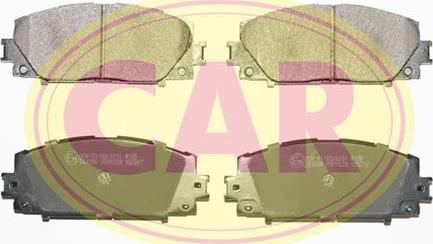 CAR PNT9251 - Тормозные колодки, дисковые, комплект autosila-amz.com