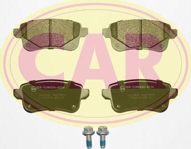 CAR PNT9791 - Тормозные колодки, дисковые, комплект autosila-amz.com