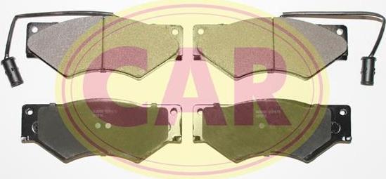 CAR PNT978 - Тормозные колодки, дисковые, комплект autosila-amz.com
