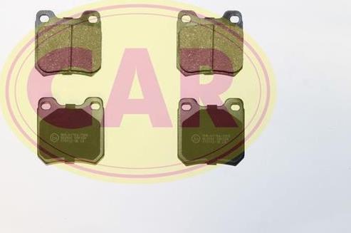 CAR PNT433 - Тормозные колодки, дисковые, комплект autosila-amz.com