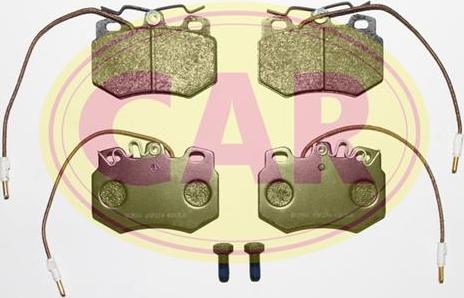 CAR PNT472 - Тормозные колодки, дисковые, комплект autosila-amz.com