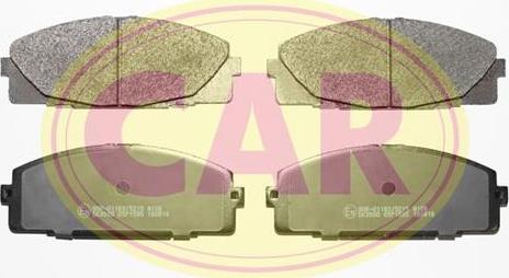 CAR PNT5951 - Тормозные колодки, дисковые, комплект autosila-amz.com