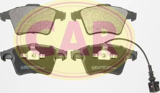 CAR PNT5021 - Тормозные колодки, дисковые, комплект autosila-amz.com