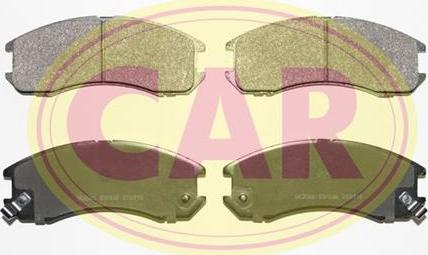 CAR PNT630 - Тормозные колодки, дисковые, комплект autosila-amz.com