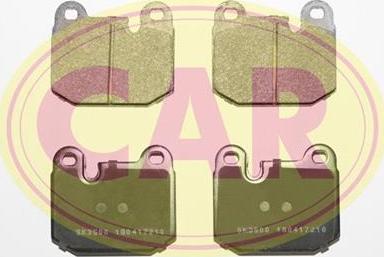 CAR PNT012 - Тормозные колодки, дисковые, комплект autosila-amz.com