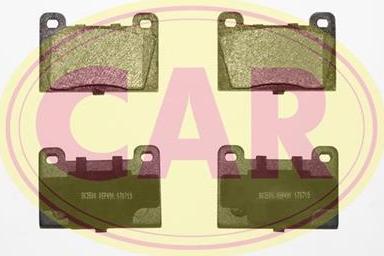 CAR PNT194 - Тормозные колодки, дисковые, комплект autosila-amz.com