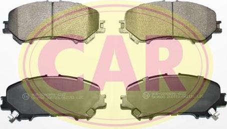 CAR PNT1512 - Тормозные колодки, дисковые, комплект autosila-amz.com