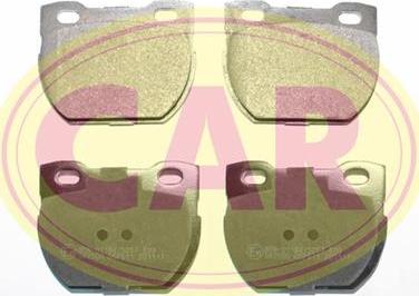 CAR PNT116 - Тормозные колодки, дисковые, комплект autosila-amz.com