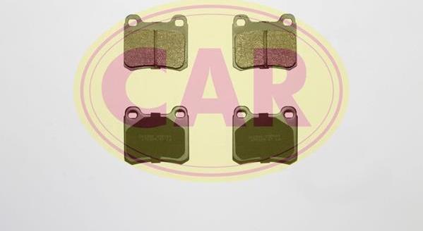 CAR PNT181 - Тормозные колодки, дисковые, комплект autosila-amz.com