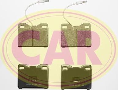 CAR PNT841 - Тормозные колодки, дисковые, комплект autosila-amz.com