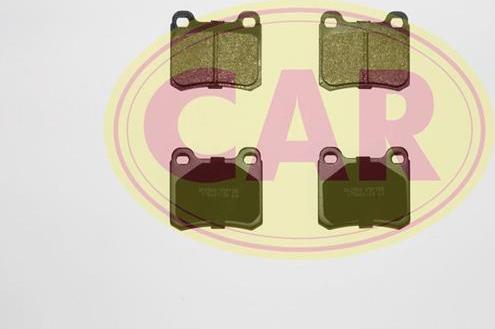 CAR PNT851 - Тормозные колодки, дисковые, комплект autosila-amz.com