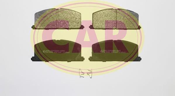 CAR PNT862 - Тормозные колодки, дисковые, комплект autosila-amz.com
