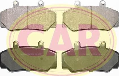 CAR PNT813 - Тормозные колодки, дисковые, комплект autosila-amz.com