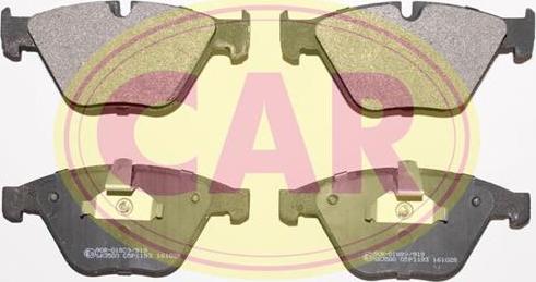 CAR PNT3911 - Тормозные колодки, дисковые, комплект autosila-amz.com