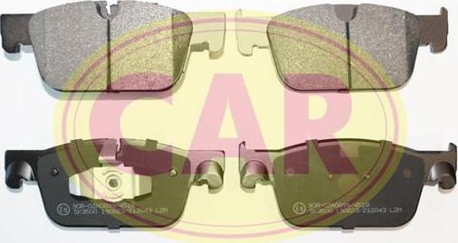 CAR PNT3402 - Тормозные колодки, дисковые, комплект autosila-amz.com