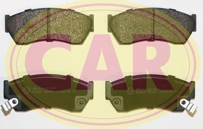 CAR PNT343 - Тормозные колодки, дисковые, комплект autosila-amz.com