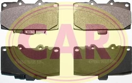 CAR PNT3541 - Тормозные колодки, дисковые, комплект autosila-amz.com