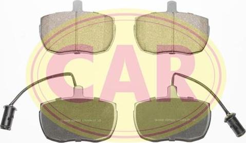 CAR PNT334 - Тормозные колодки, дисковые, комплект autosila-amz.com