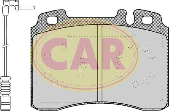 CAR PNT324A - Тормозные колодки, дисковые, комплект autosila-amz.com