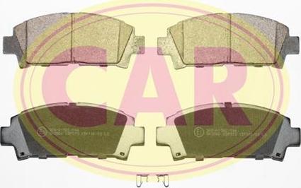 CAR PNT375 - Тормозные колодки, дисковые, комплект autosila-amz.com