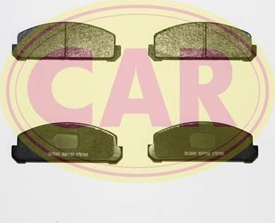 CAR PNT291 - Тормозные колодки, дисковые, комплект autosila-amz.com