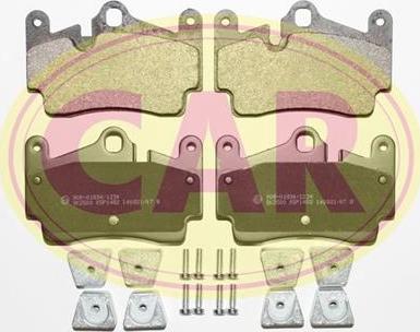 CAR PNT2841 - Тормозные колодки, дисковые, комплект autosila-amz.com