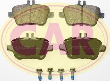 CAR PNT2871 - Тормозные колодки, дисковые, комплект autosila-amz.com