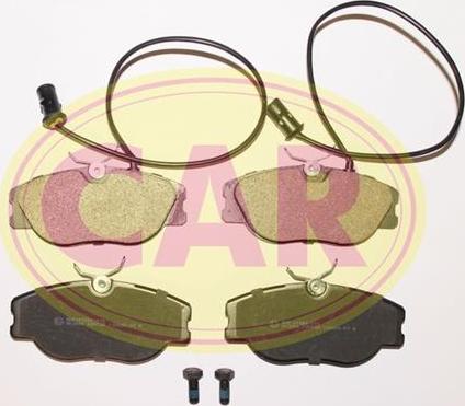 CAR PNT230 - Тормозные колодки, дисковые, комплект autosila-amz.com