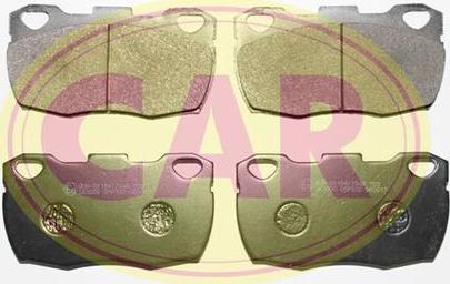 CAR PNT233 - Тормозные колодки, дисковые, комплект autosila-amz.com