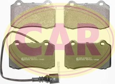 CAR PNT2761 - Тормозные колодки, дисковые, комплект autosila-amz.com