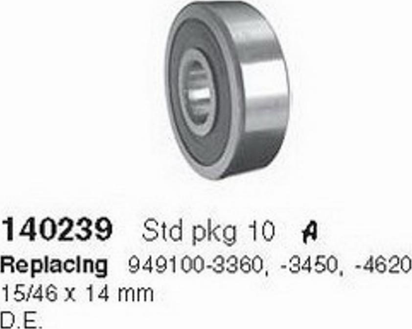 Cargo 140239 - 336-2RS-P Ball Bearing autosila-amz.com