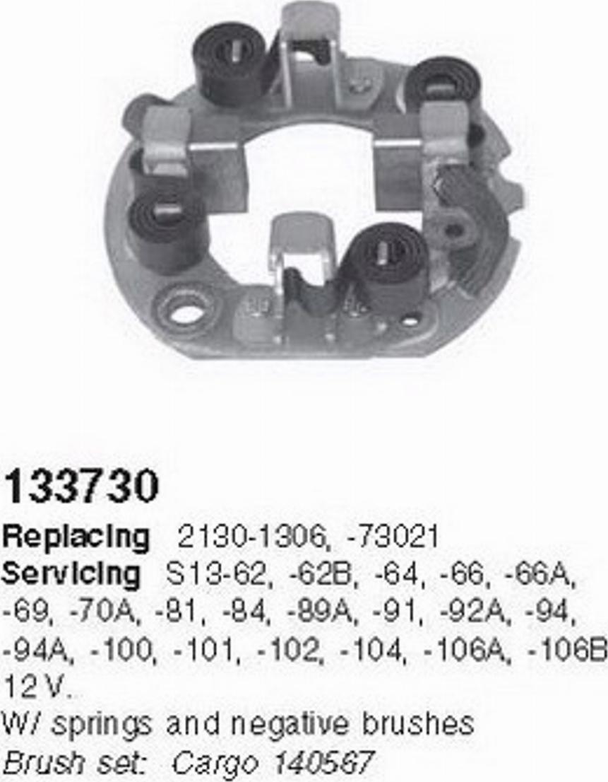 Cargo 133730 - Кронштейн, угольная щетка autosila-amz.com