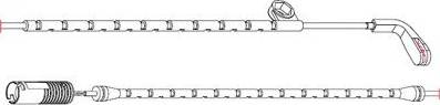 Carrab Brake Parts 8163 - Сигнализатор, износ тормозных колодок autosila-amz.com