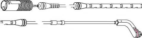 Carrab Brake Parts 8224 - Сигнализатор, износ тормозных колодок autosila-amz.com