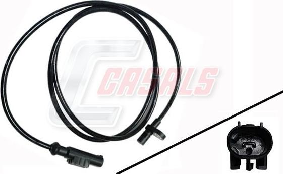 Casals 50517 - Датчик ABS, частота вращения колеса autosila-amz.com