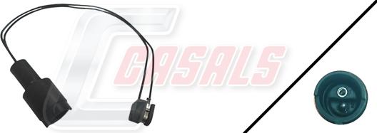 Casals 50057 - Сигнализатор, износ тормозных колодок autosila-amz.com