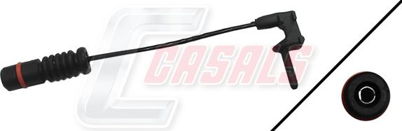 Casals 50032 - Сигнализатор, износ тормозных колодок autosila-amz.com