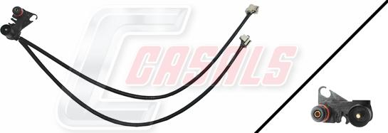 Casals 50142 - Сигнализатор, износ тормозных колодок autosila-amz.com