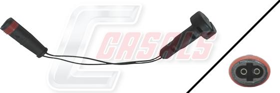 Casals 50158 - Сигнализатор, износ тормозных колодок autosila-amz.com