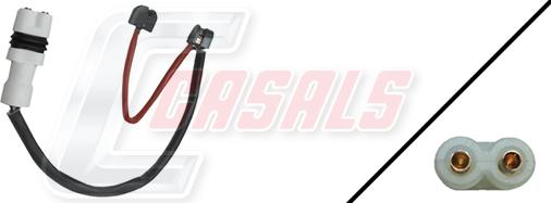 Casals 50105 - Сигнализатор, износ тормозных колодок autosila-amz.com