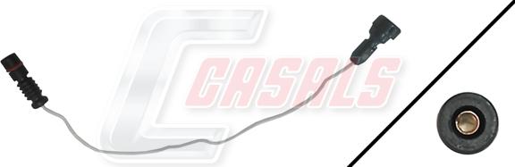 Casals 50173 - Сигнализатор, износ тормозных колодок autosila-amz.com