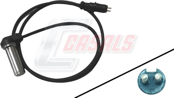 Casals 50348 - Датчик ABS, частота вращения колеса autosila-amz.com